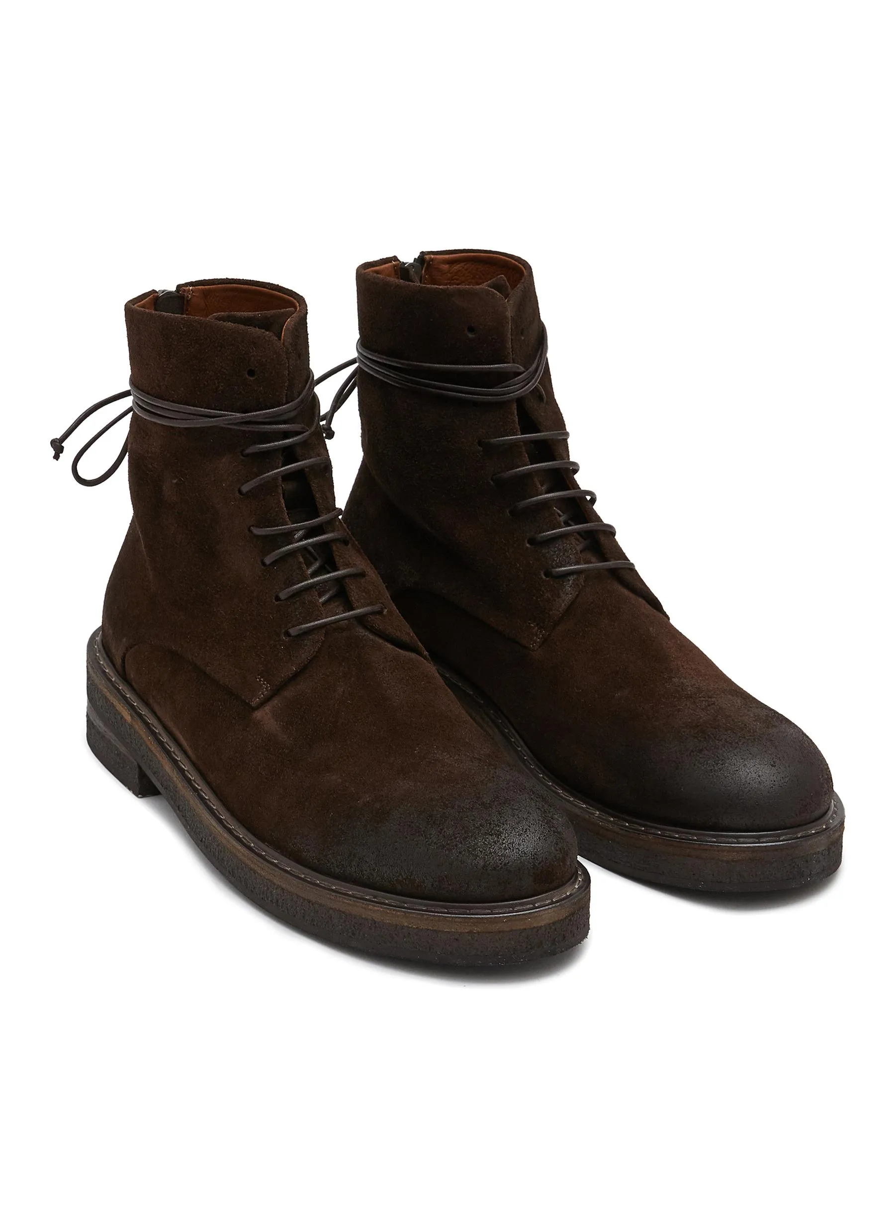 -----------MARSÈLL  ---- ------------ ----Parrucca Leather Ankle Boots --