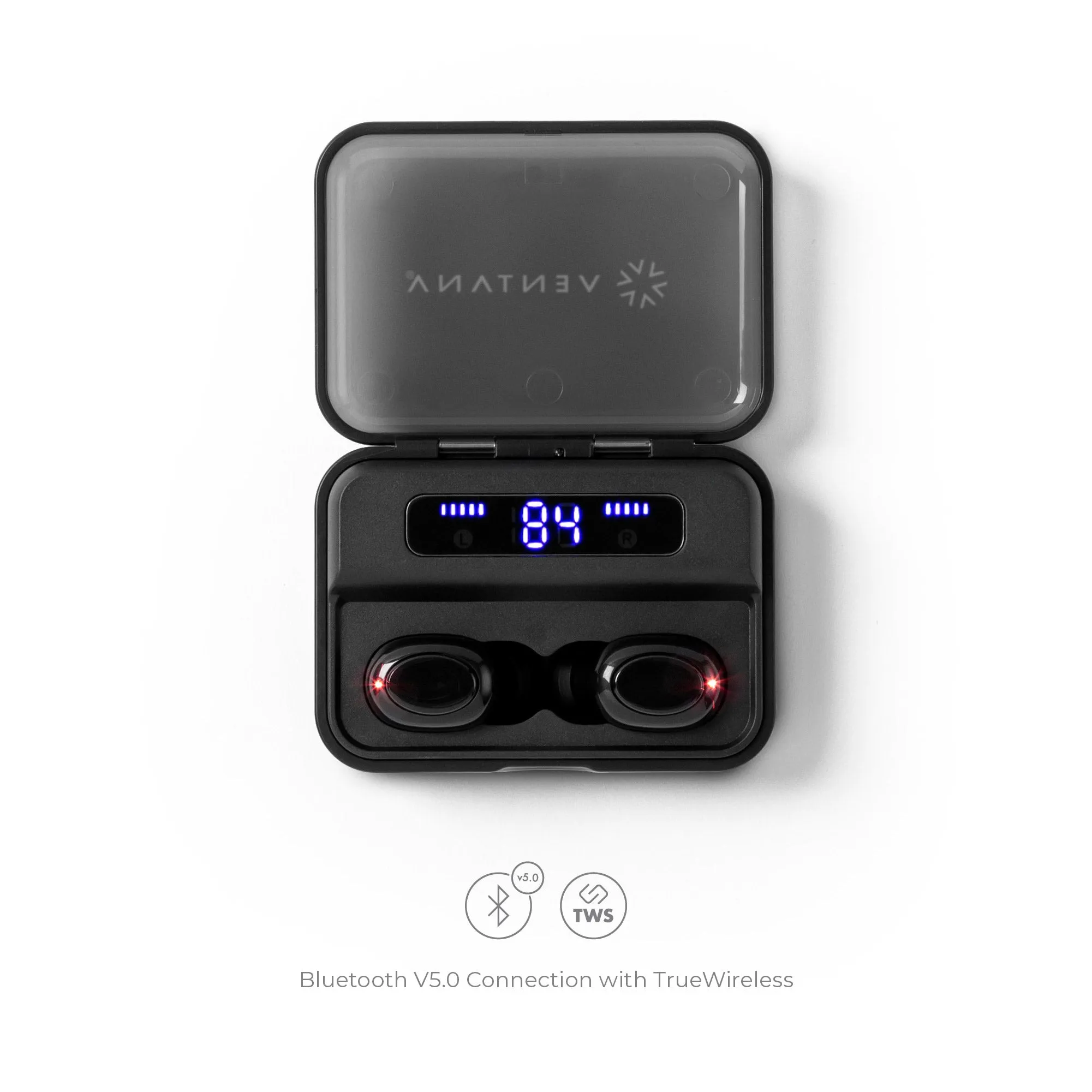 2-in-1 TWS Earbuds and Emergency Power Bank with Digital Display