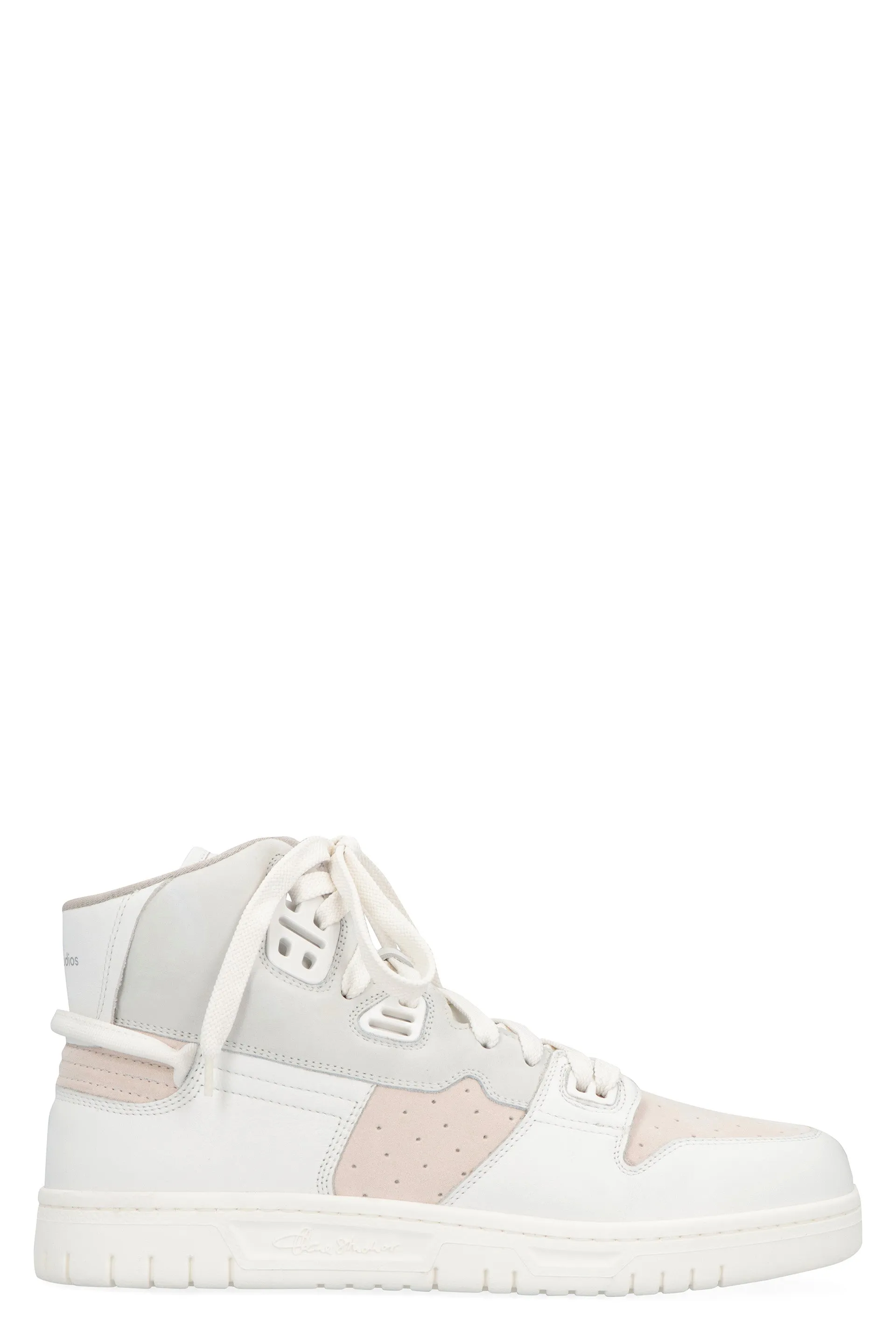 Acne Studios Round Toe High-Top Sneakers