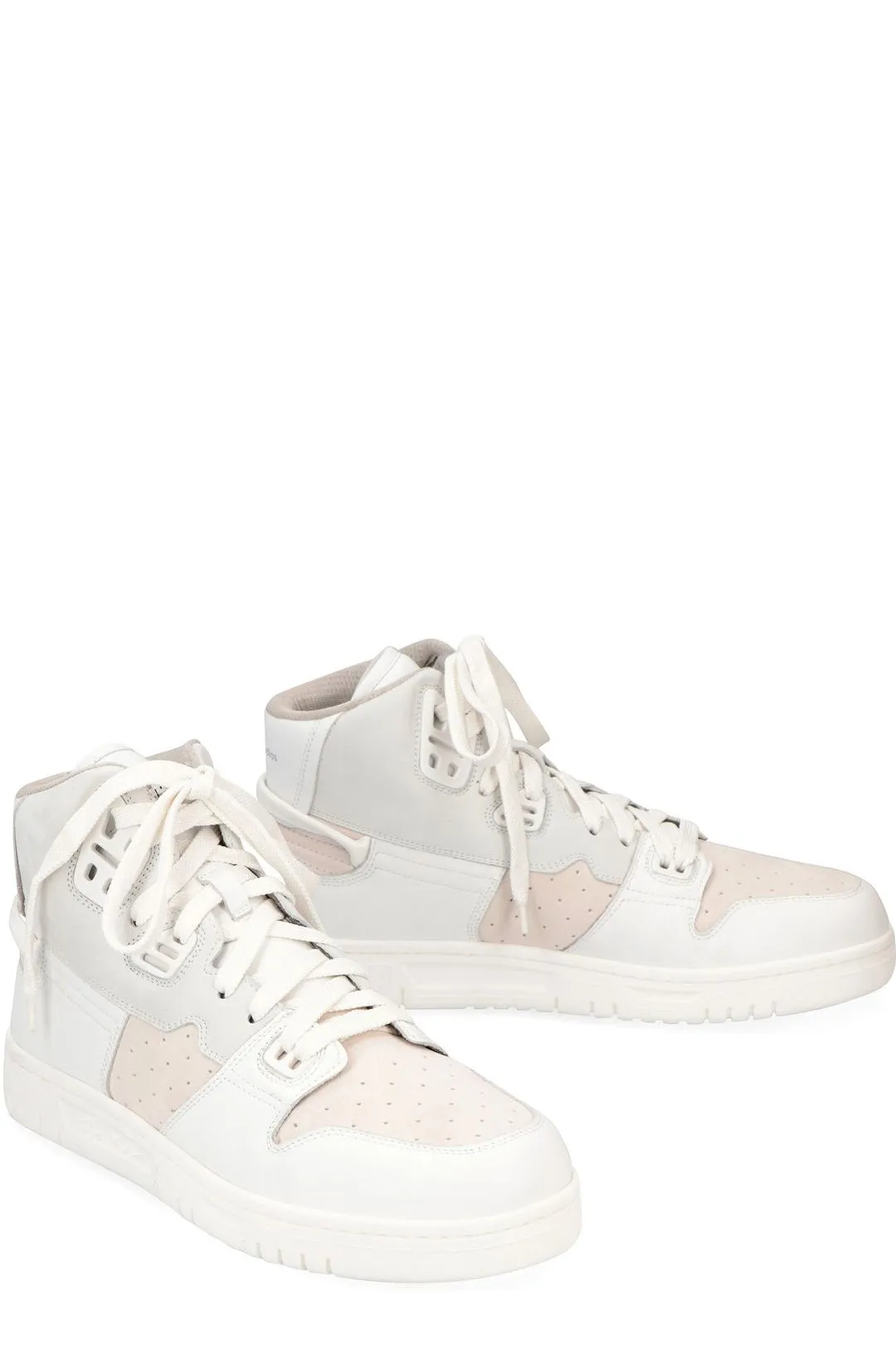 Acne Studios Round Toe High-Top Sneakers