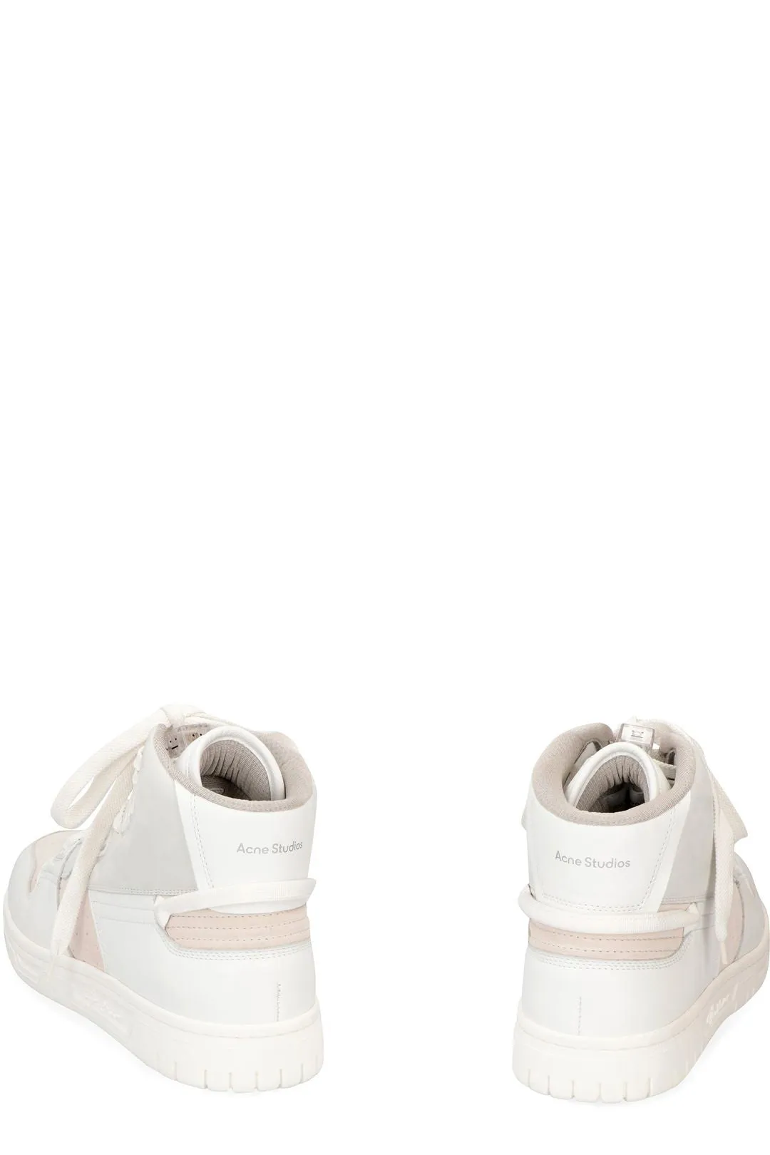 Acne Studios Round Toe High-Top Sneakers