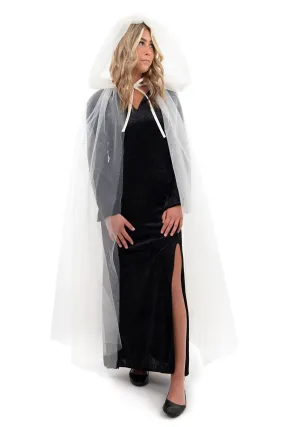 Adult Ivory Tulle Cloak