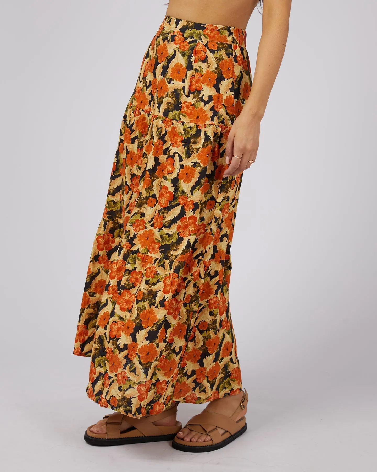 All ABout Eve Margot Floral Maxi Skirt - Print