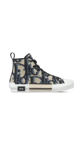 B23 High-Top Sneakers - Beige/Blue/Black