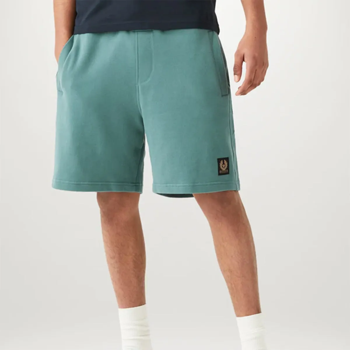 Belstaff - Sweatshorts in Faded Teal