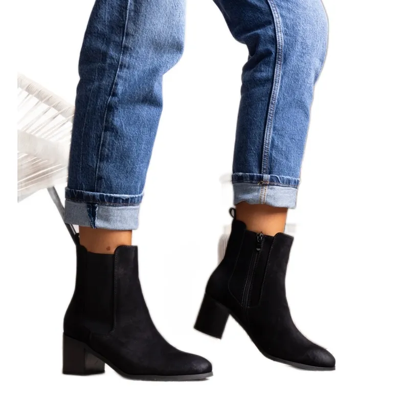 Black Sabriya ankle boots