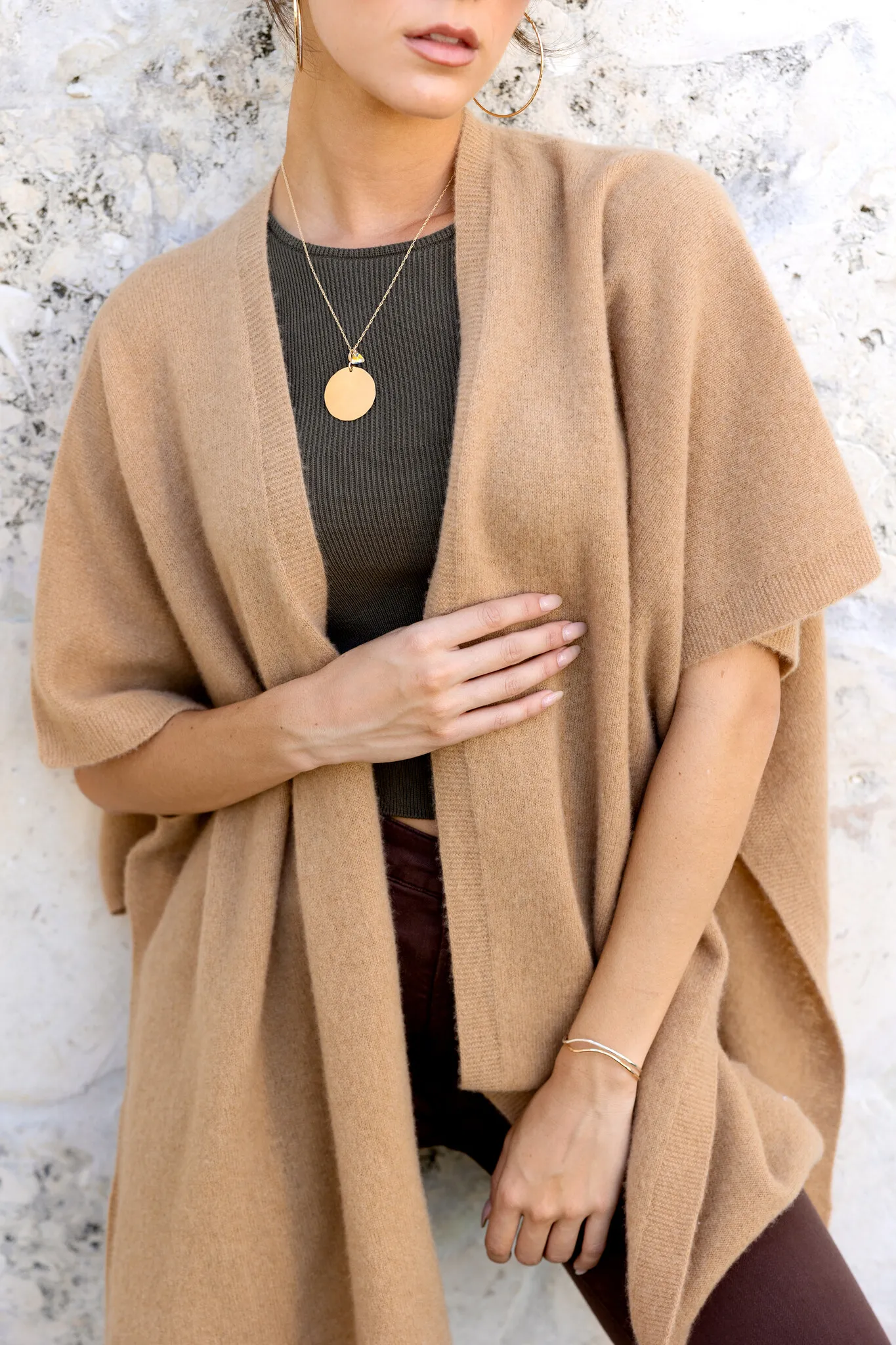 Blake Cashmere Poncho