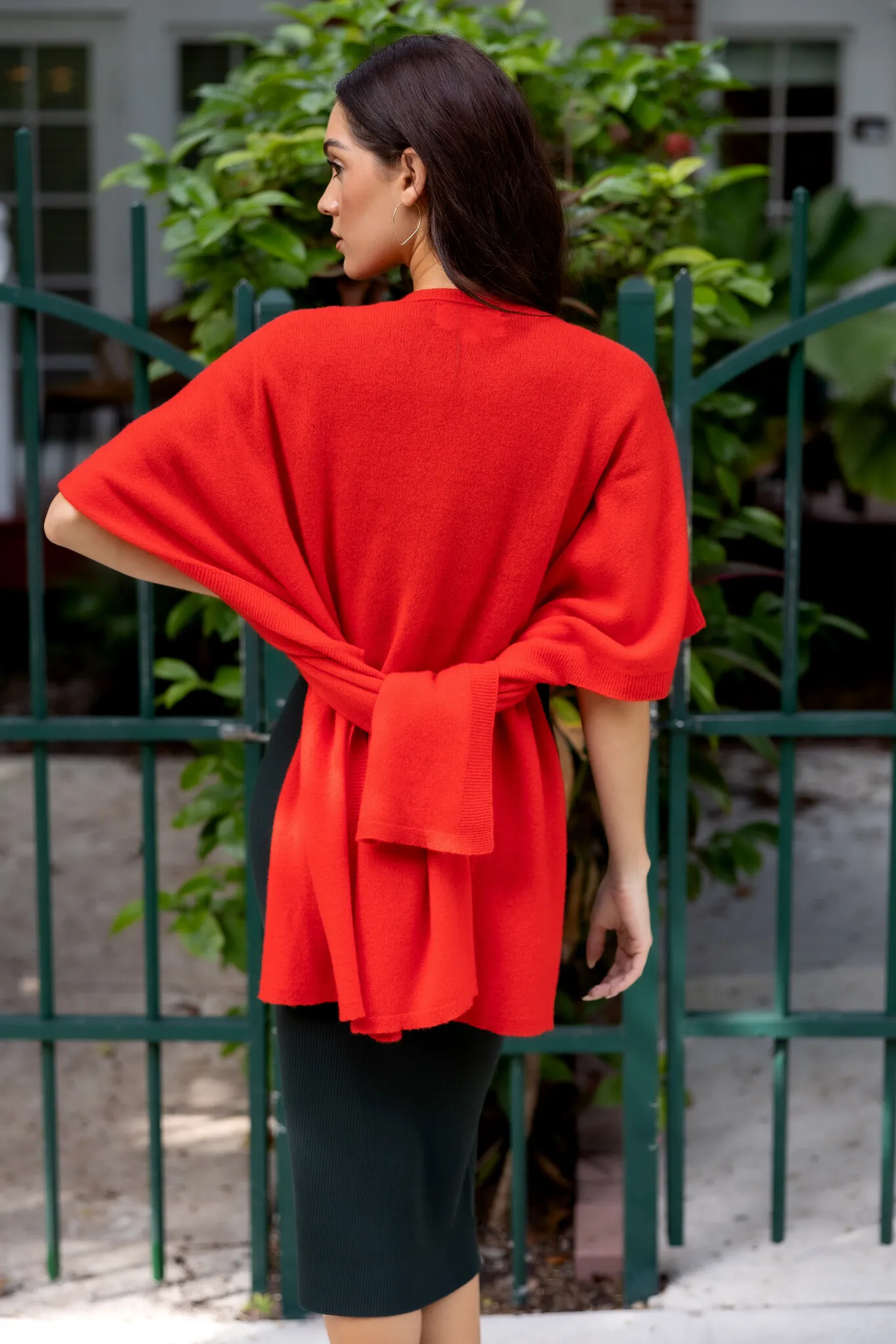 Blake Cashmere Poncho