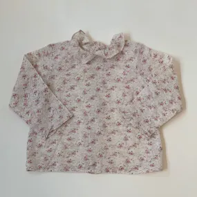 Bonpoint Floral Print Blouse With Collar: 2 Years