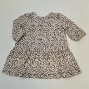 Bonpoint Wool/ Cotton Mix Leaf Print Dress:  6 Years