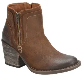 Born Alana Heeled Bootie Brown (Women's)