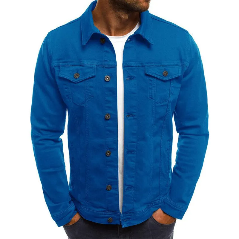 Button-Down Casual Denim Jacket Shirt