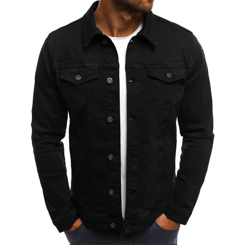 Button-Down Casual Denim Jacket Shirt