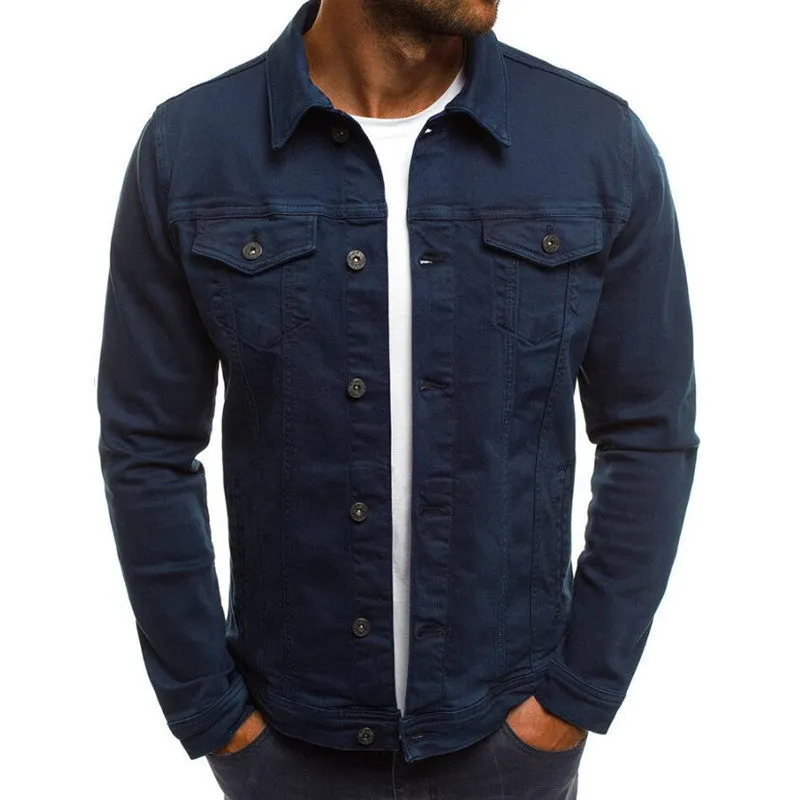 Button-Down Casual Denim Jacket Shirt