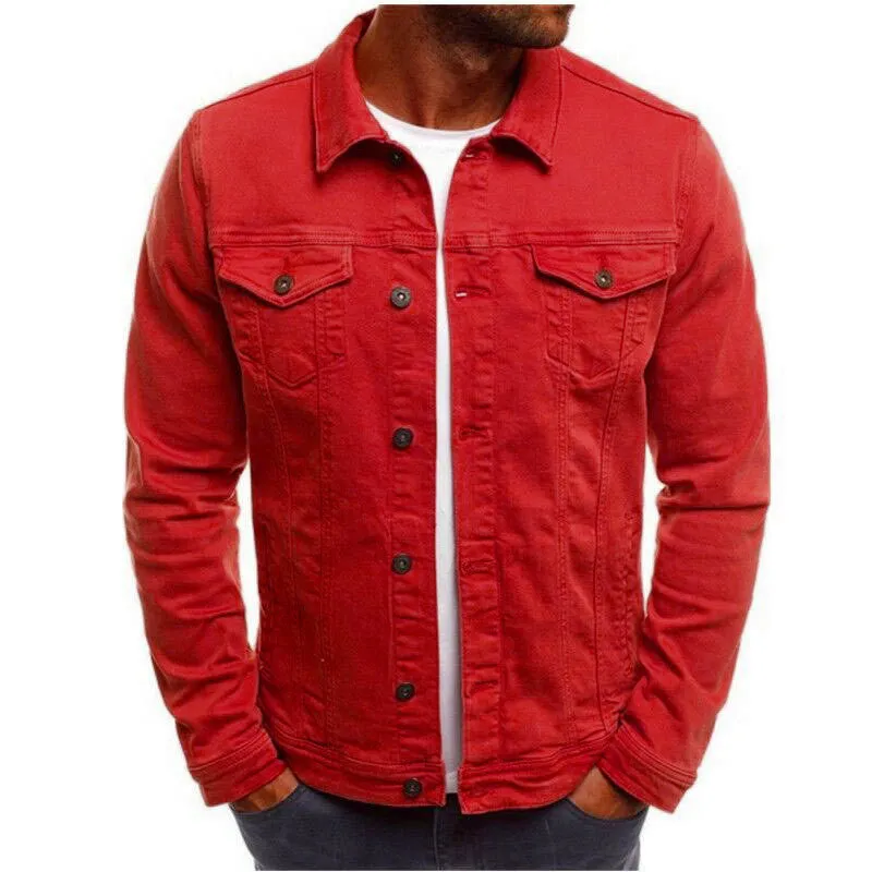 Button-Down Casual Denim Jacket Shirt