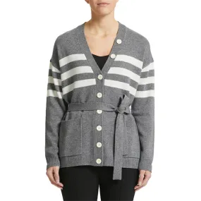 CARDIGAN ISOLA Donna Grigio Riga Off