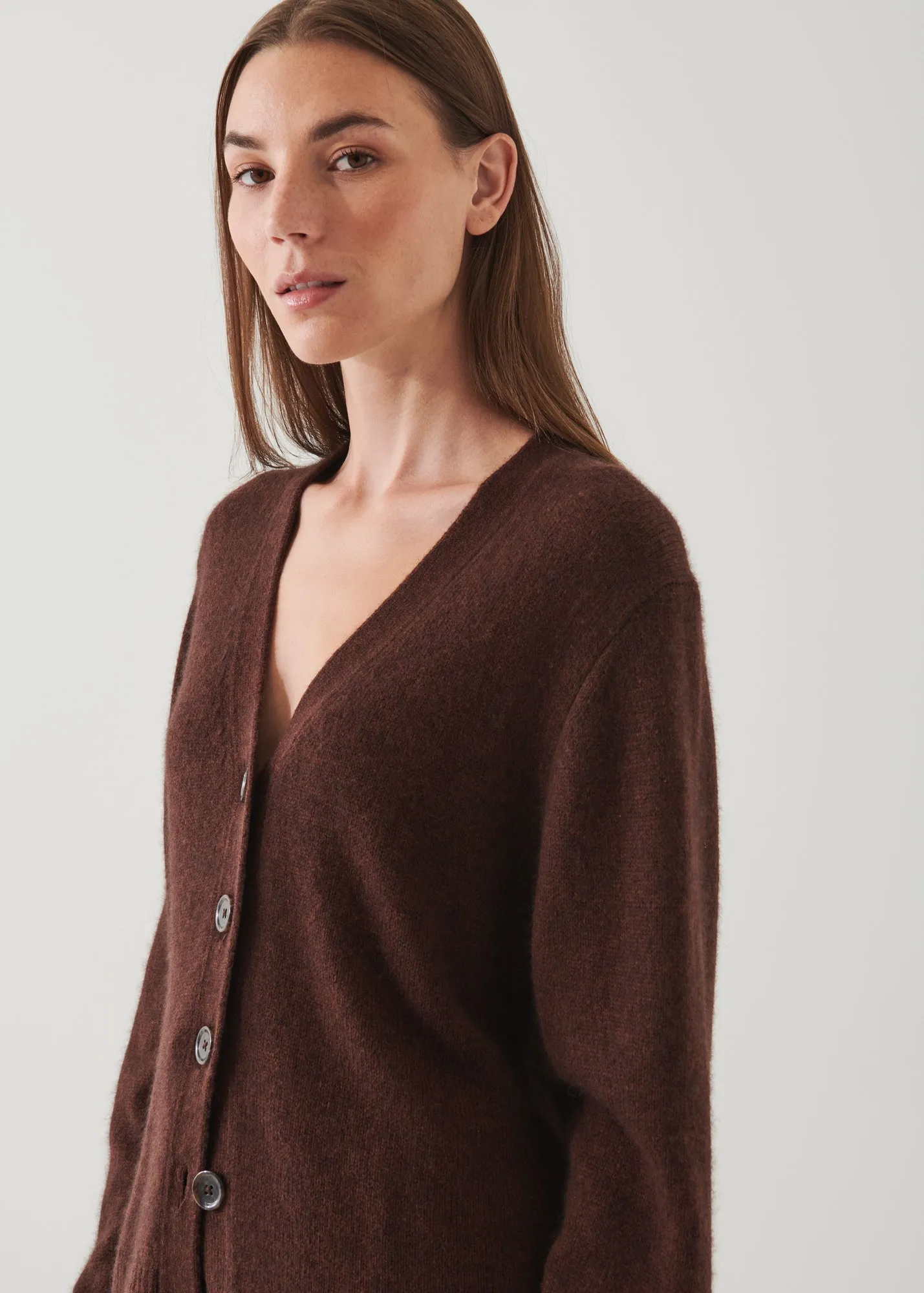 CASHMERE BLEND CARDIGAN