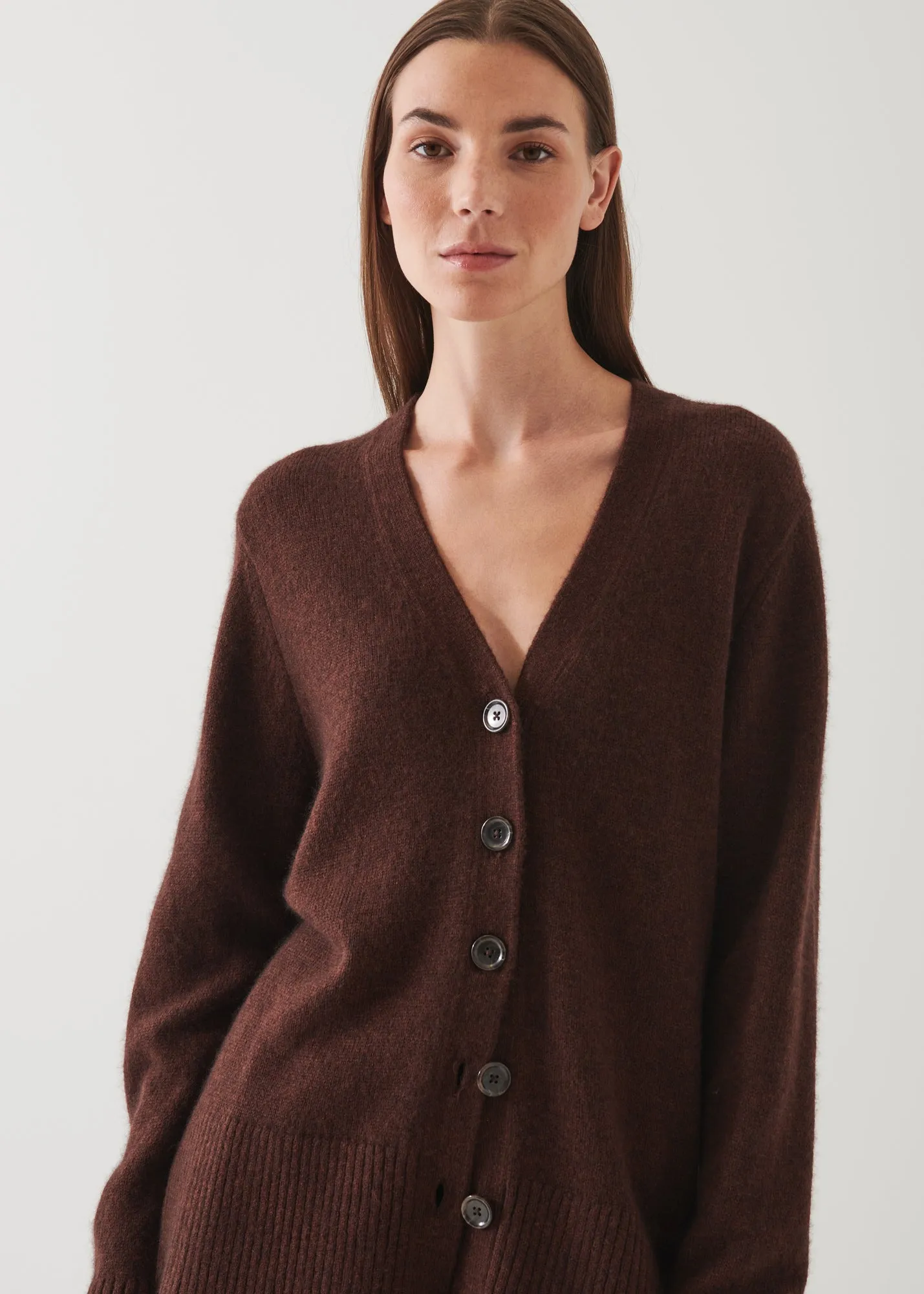 CASHMERE BLEND CARDIGAN