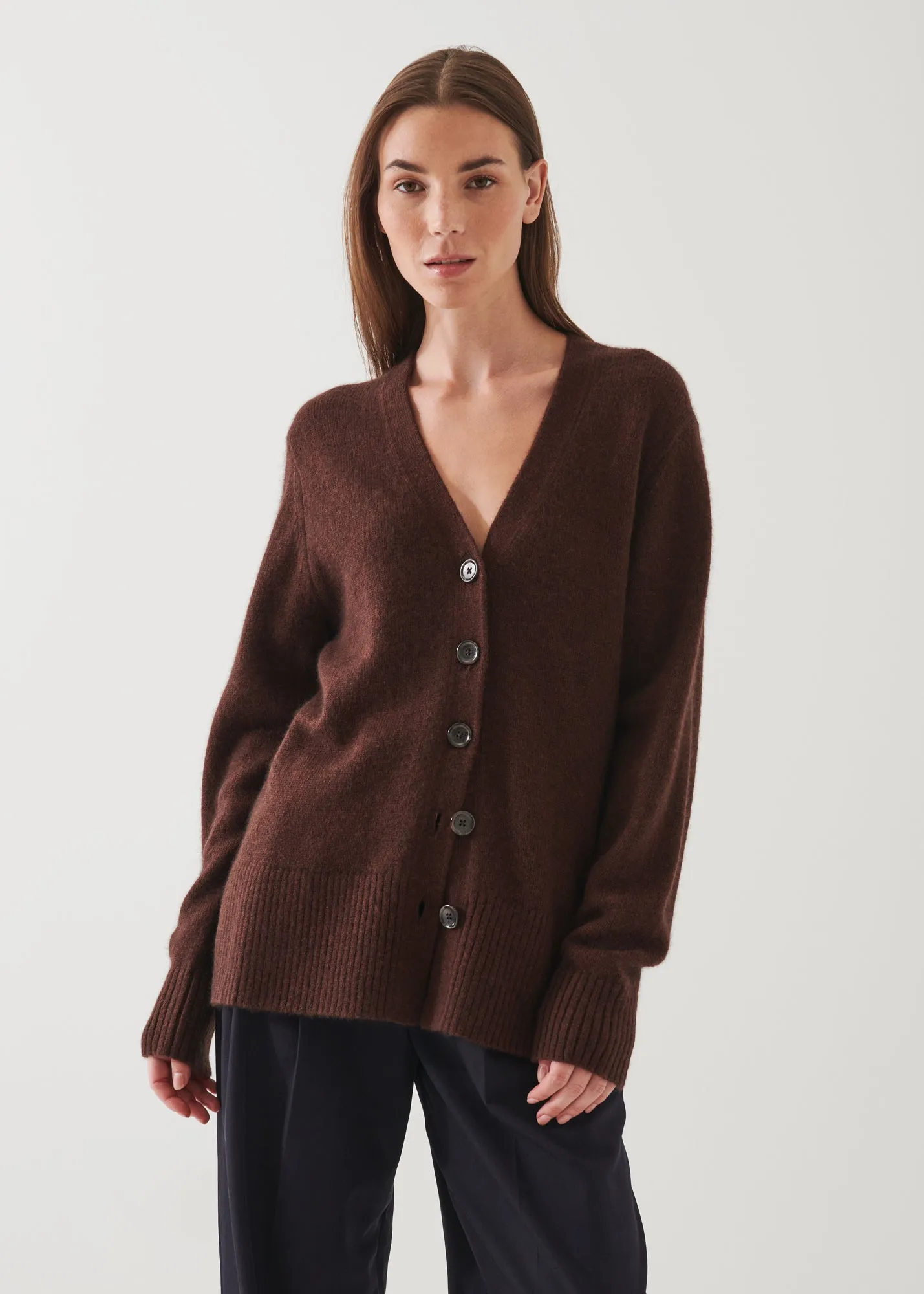 CASHMERE BLEND CARDIGAN