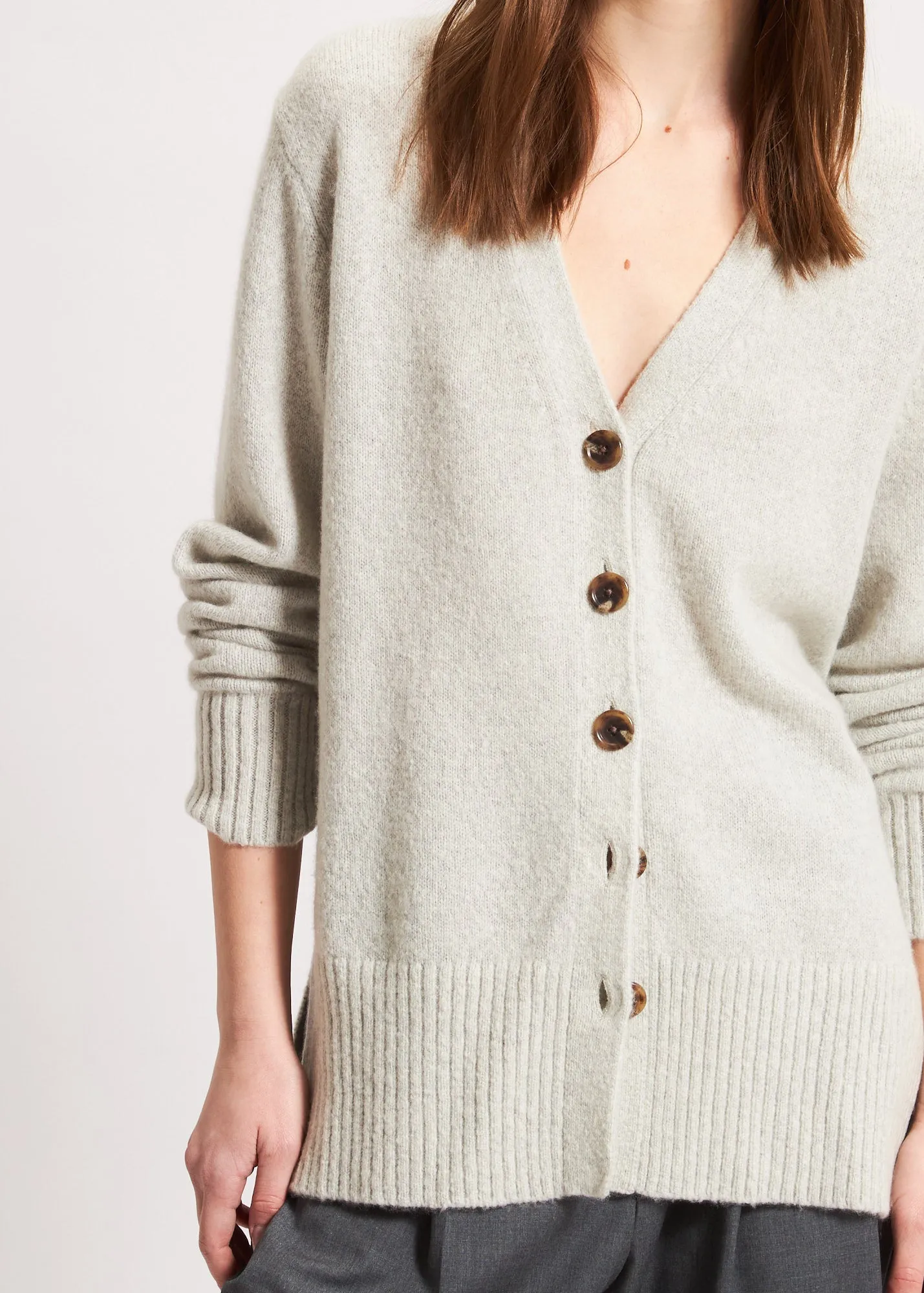 CASHMERE BLEND CARDIGAN