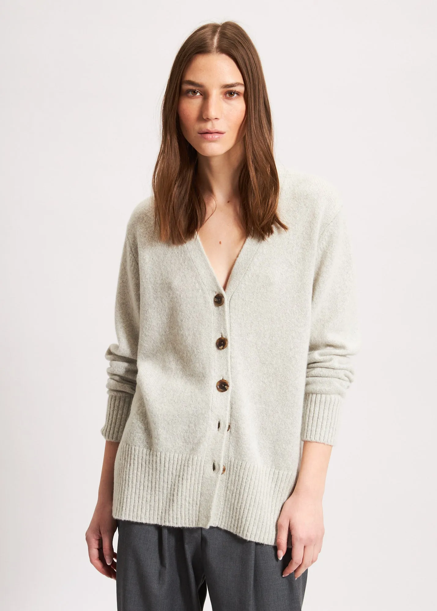 CASHMERE BLEND CARDIGAN