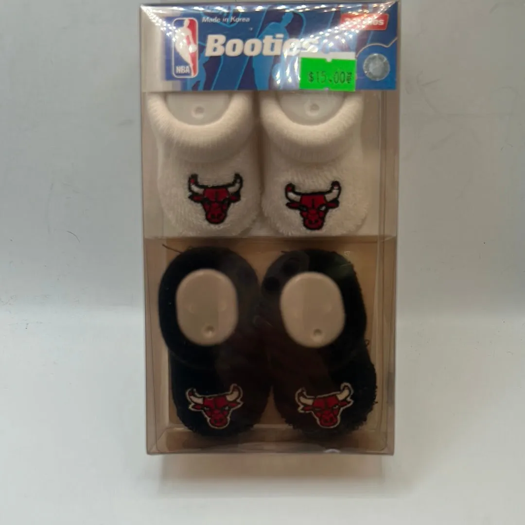 Chicago Bulls NBA 2pk Baby Bootie Officially Licensed Boxed Set