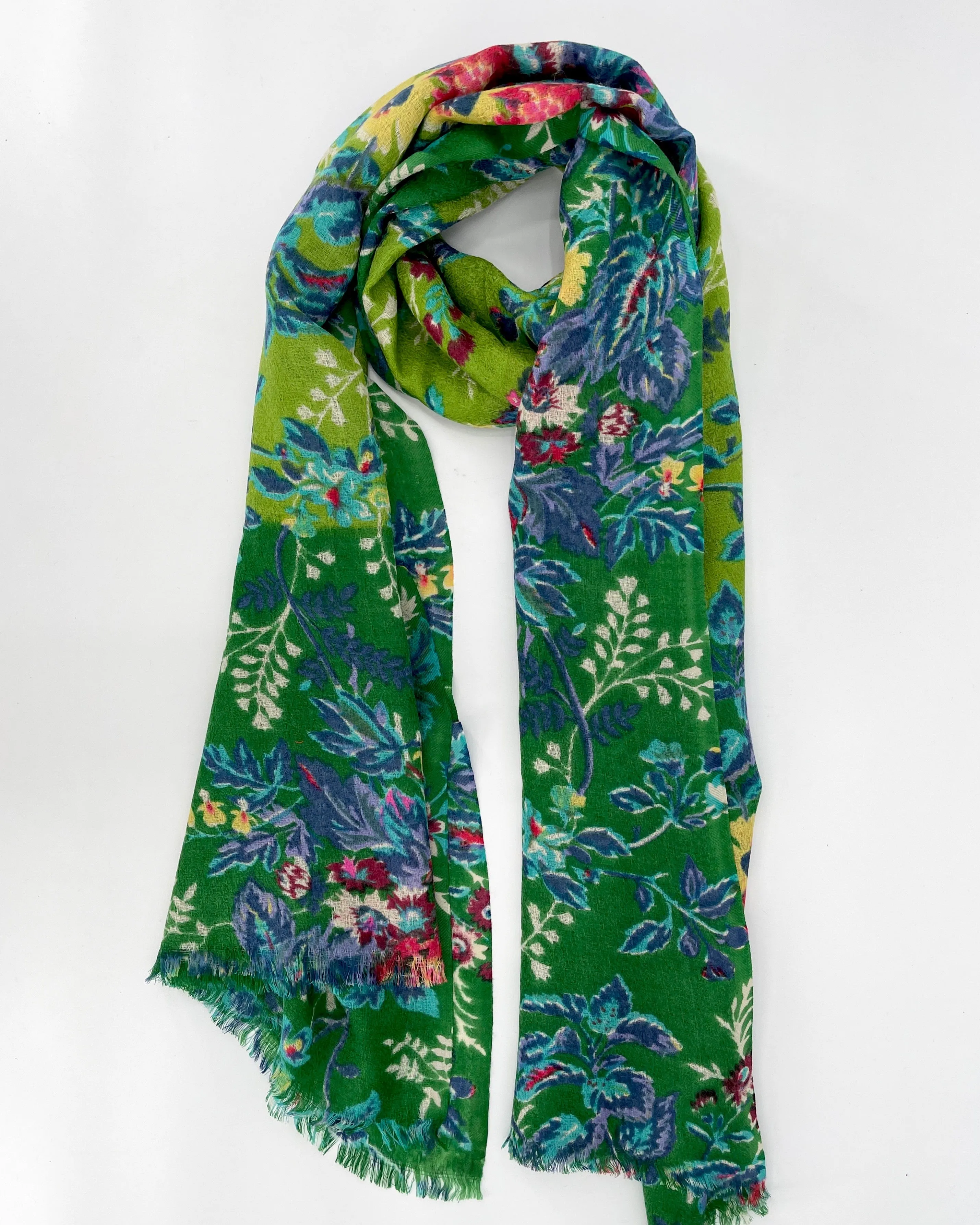 Classic Floral Shawl