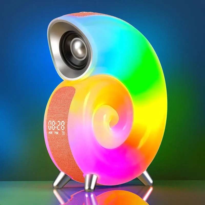 Conch Smart RGB Atmosphere Light Bluetooth Speaker Alarm Wake-up Lamp