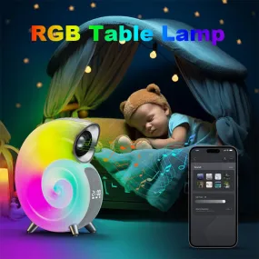 Conch Smart RGB Atmosphere Light Bluetooth Speaker Alarm Wake-up Lamp