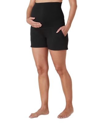 Cozy Fleece Maternity Shorts