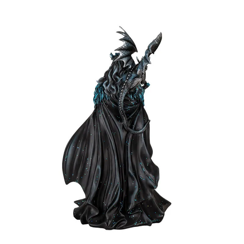 Dark Queen and Her Dragon Figurine