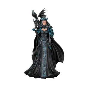 Dark Queen and Her Dragon Figurine