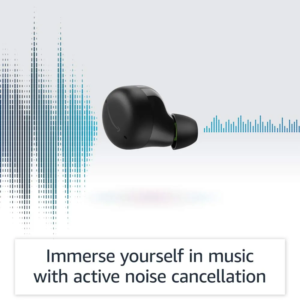 Echo Buds with Active Noise Cancellation (2021 release, 2nd gen) | Wireless earbuds with active noise cancellation and Alexa | W