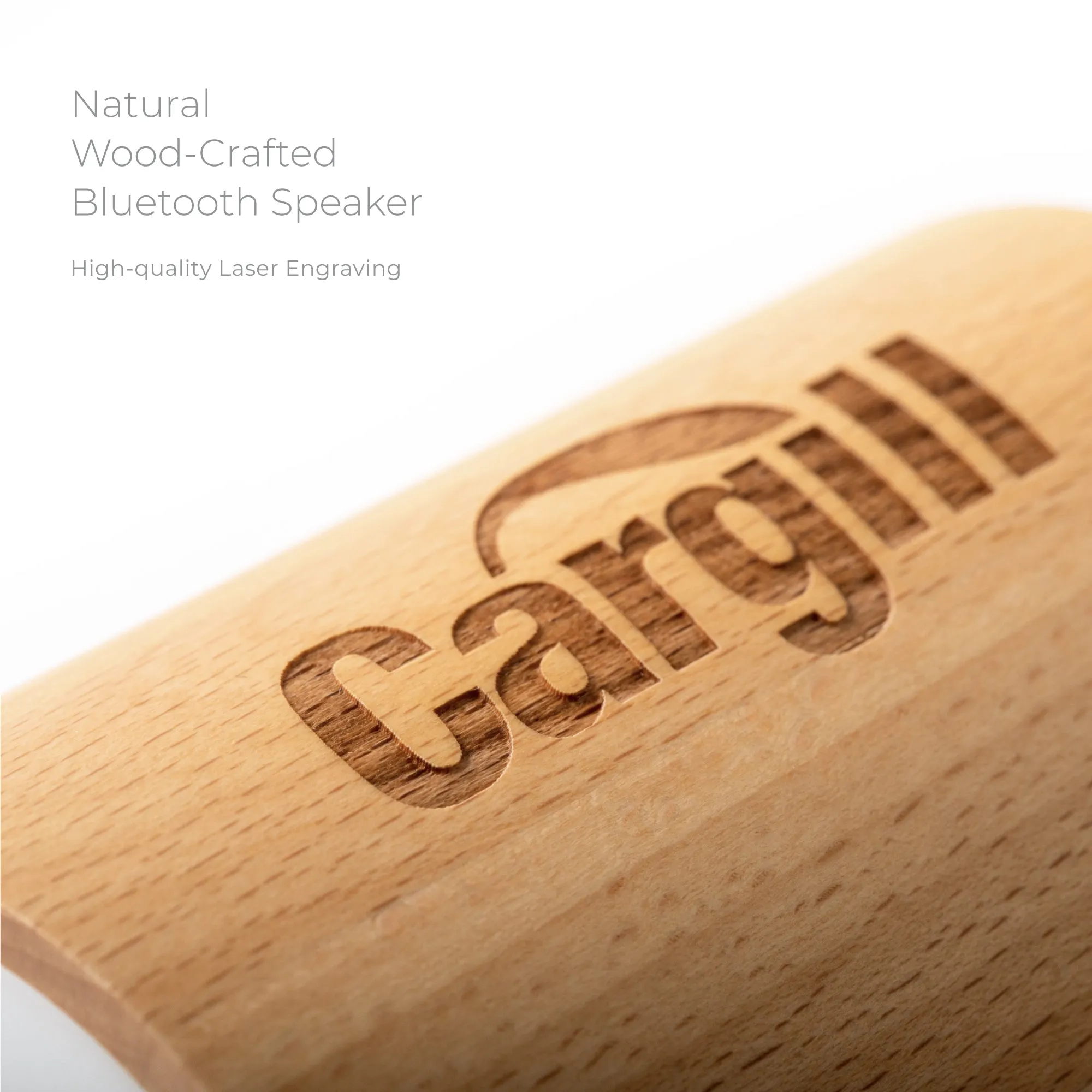 Eco-Friendly Premier Genuine Natural Wood-Crafted Bluetooth Speaker