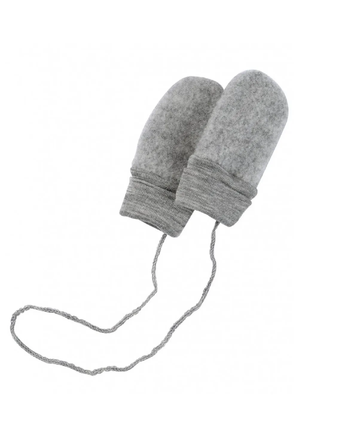 Engel Baby Mittens Light Grey Melange