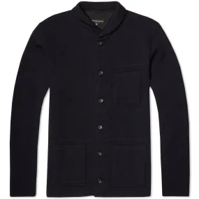 Engineered Garments Shawl Collar Knit CardiganDark Navy