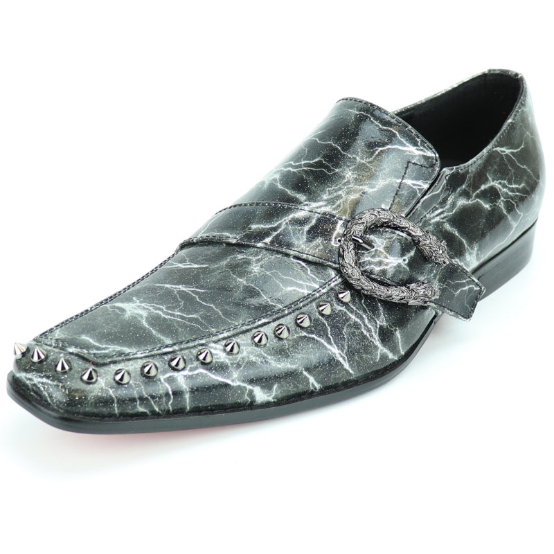 FI-7248 Grey Slip On Fiesso by Aurelio Garcia