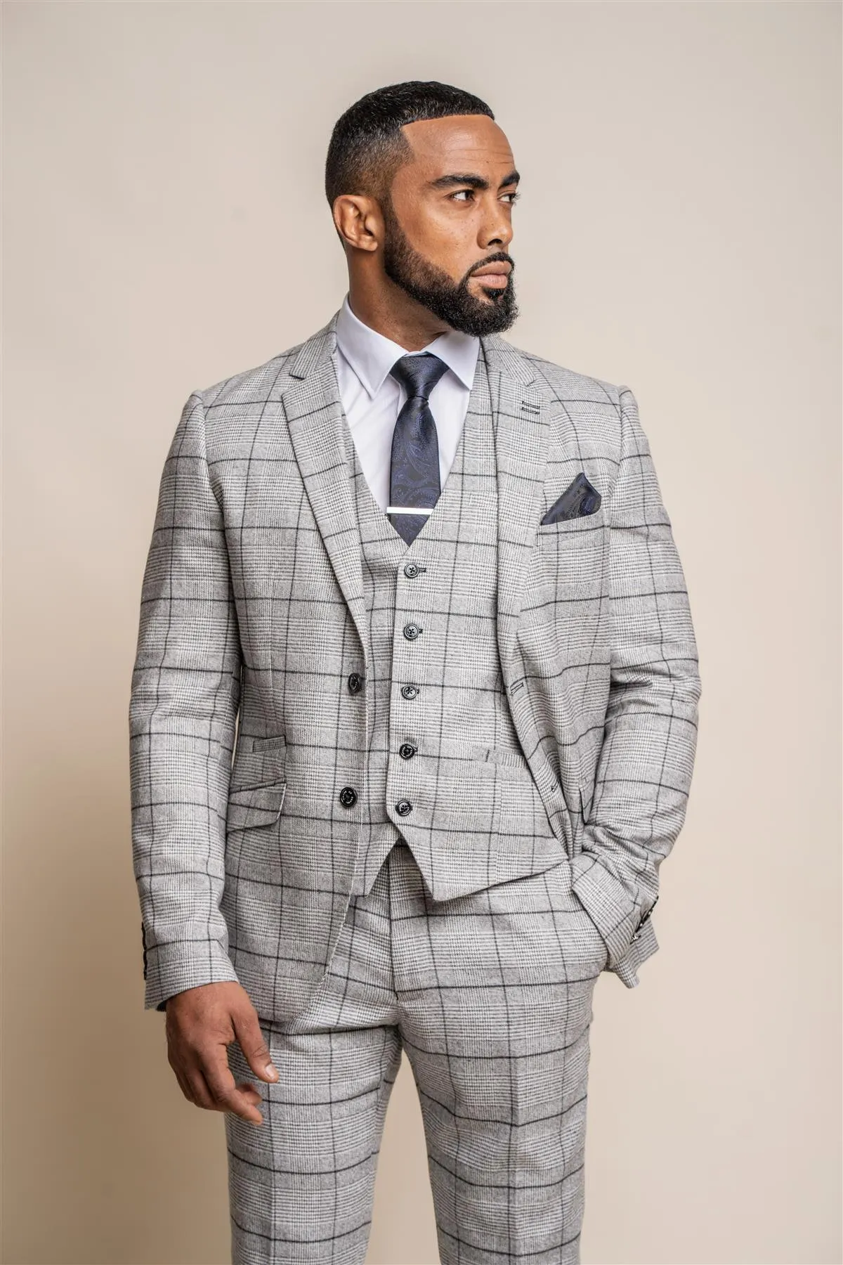 Ghost Tweed Check Blazer