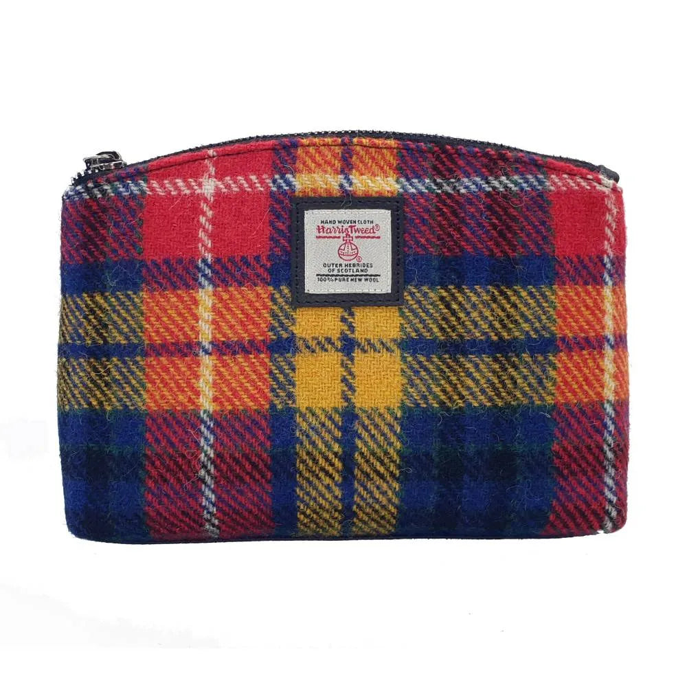 Harris Tweed Cosmetic Bag - Saffron