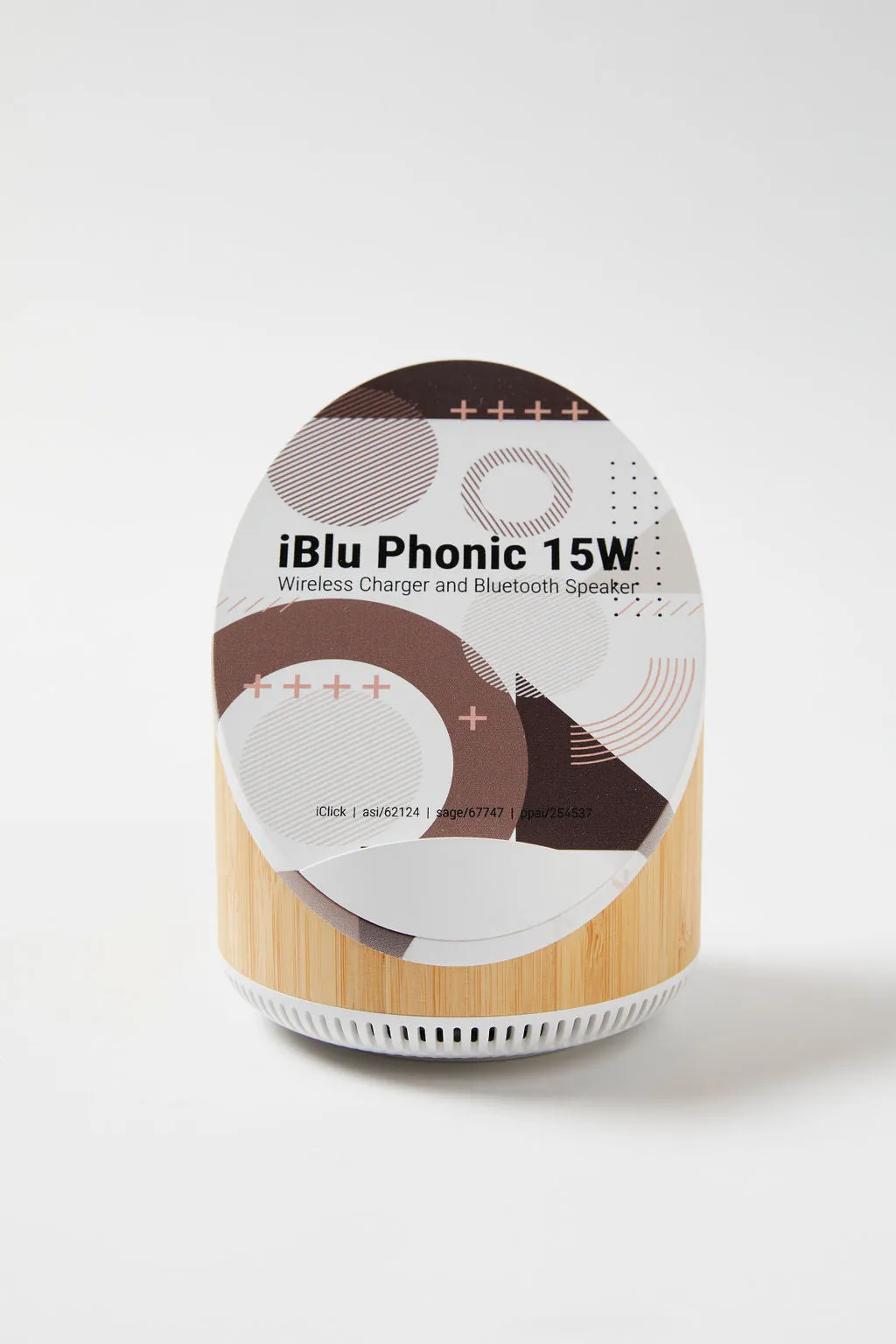 iBlu Phonic 15W Wireless Charger and Bluetooth Speaker