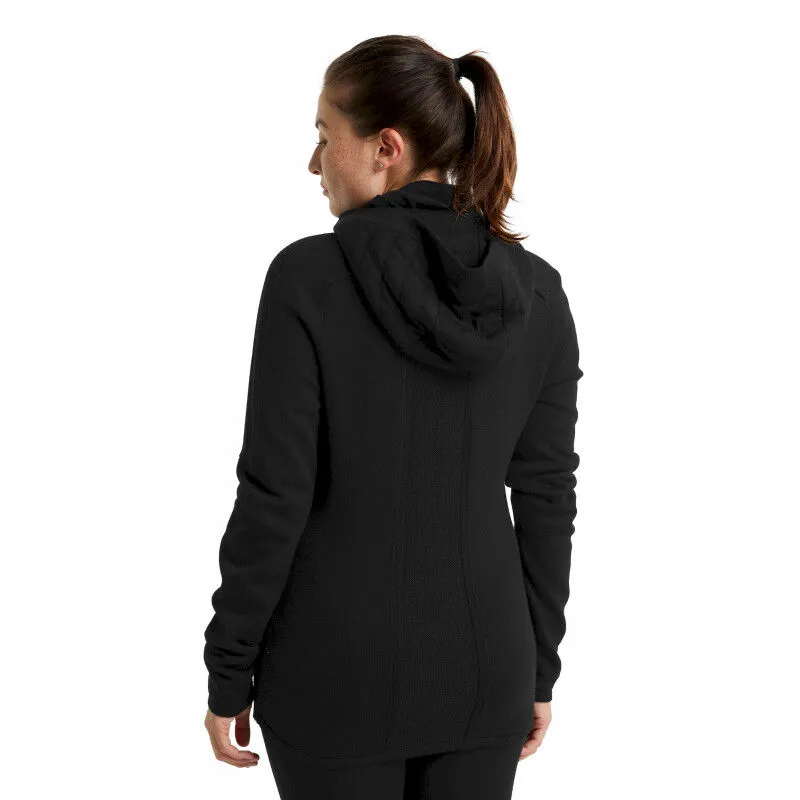 icebreaker  ZoneKnit Insulated LS Zip Hoodie - Giacca in pile di merino - Donna