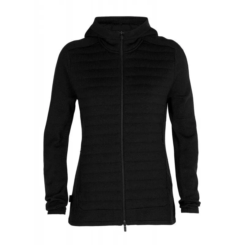 icebreaker  ZoneKnit Insulated LS Zip Hoodie - Giacca in pile di merino - Donna