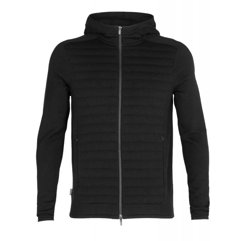 icebreaker  ZoneKnit Insulated LS Zip Hoodie - Giacca in pile di merino - Uomo