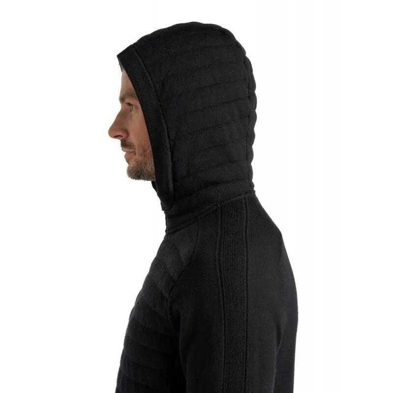 icebreaker  ZoneKnit Insulated LS Zip Hoodie - Giacca in pile di merino - Uomo