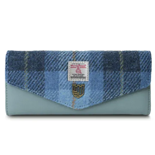 Islander Large Clasp Purse with Harris Tweed