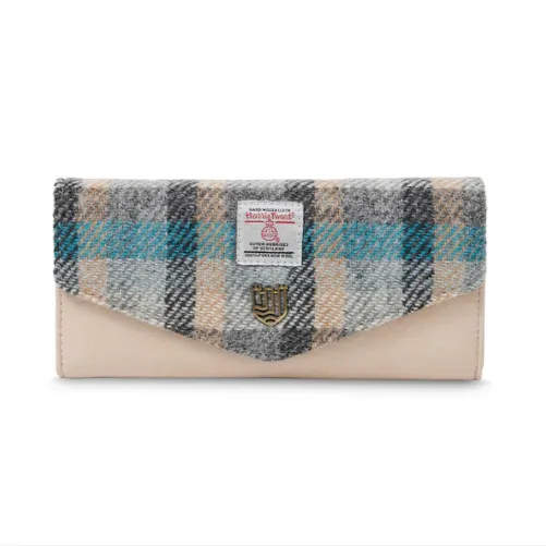 Islander Large Clasp Purse with Harris Tweed