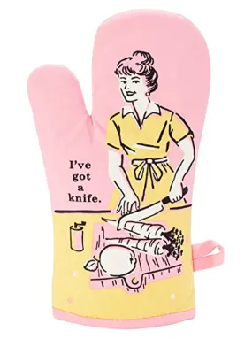 I've Got A Knife Oven Mitt