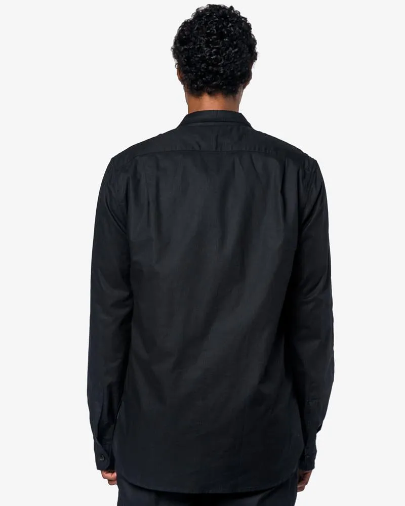 Jacket Shirt in Black/White