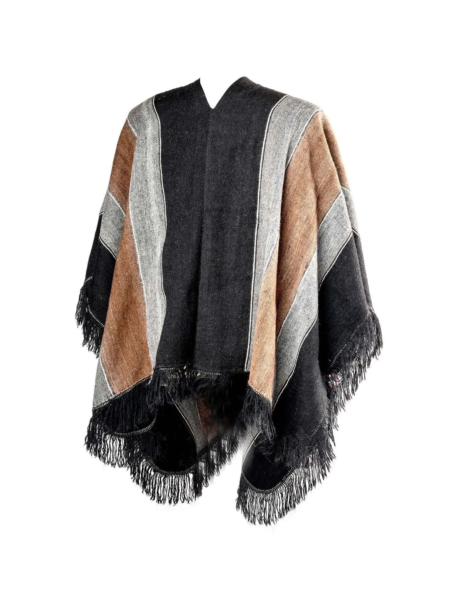 Jose Luis Men's Alpaca Poncho