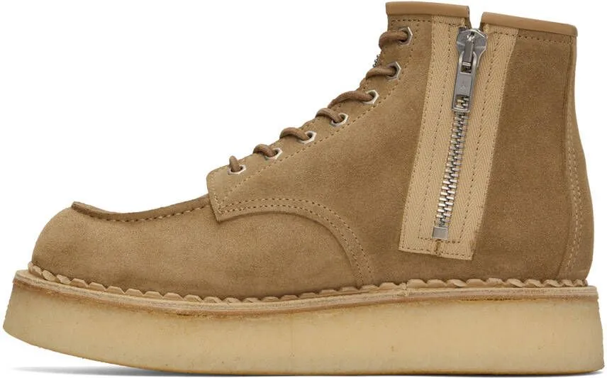 Kenzo Beige yama Boots